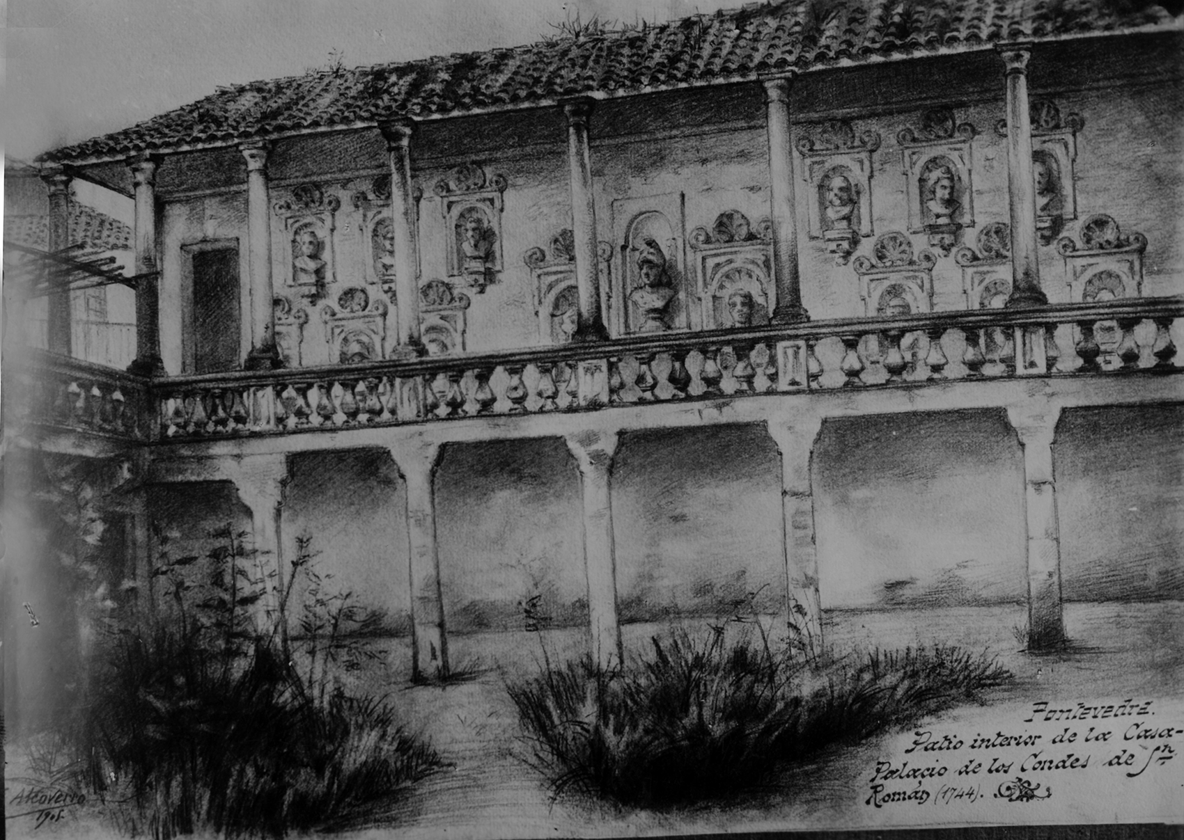 PATIO PAZO DE LOS CONDES DE SAN ROMAN